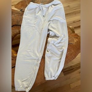 Vuori sweatpants. Size M, tan.